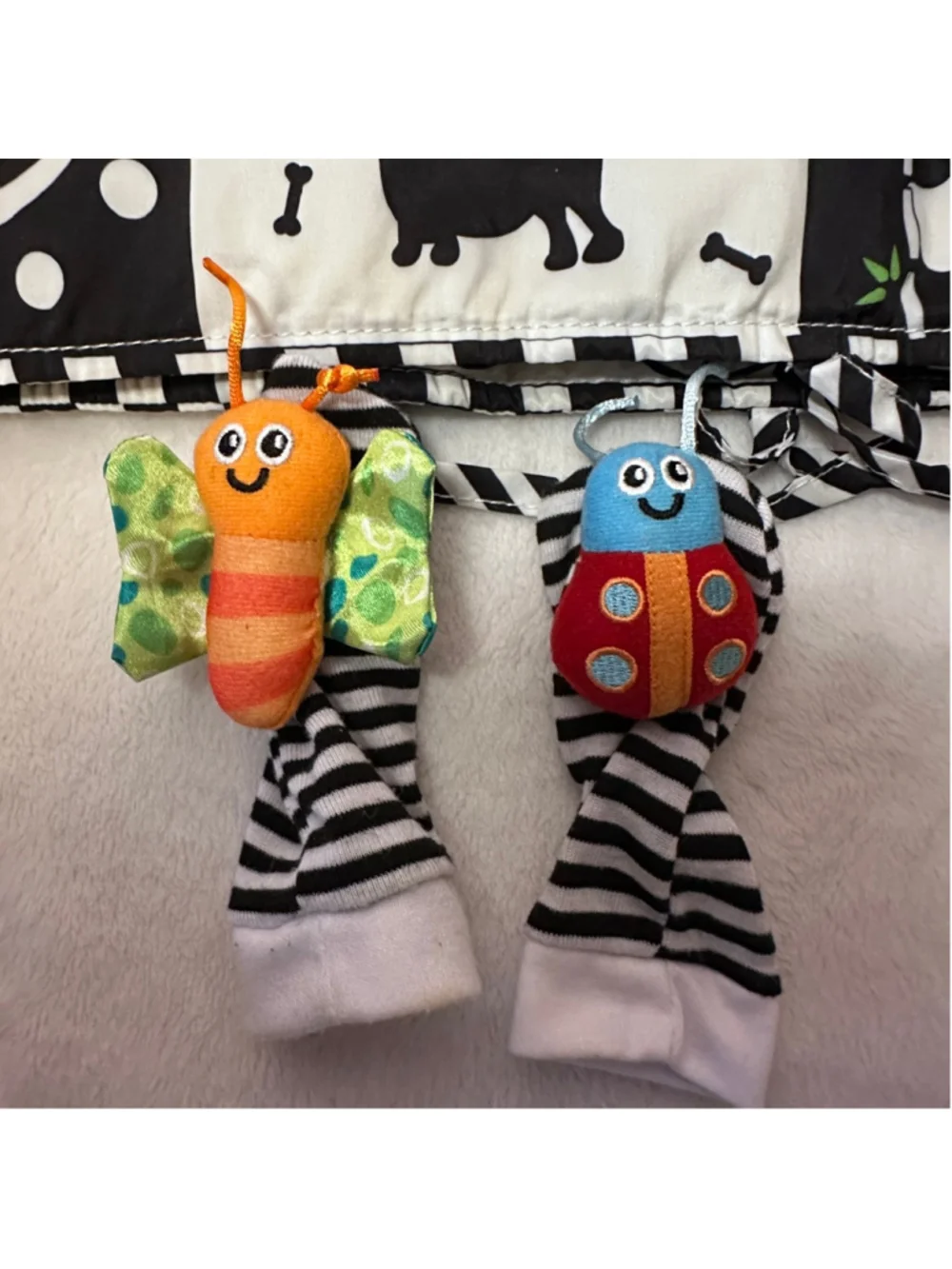 Aininai Baby High Contrast Soft Book Black White Sensory Toy